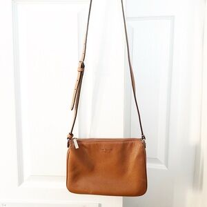 Kate Spade Tan/Brown Leather Crossbody